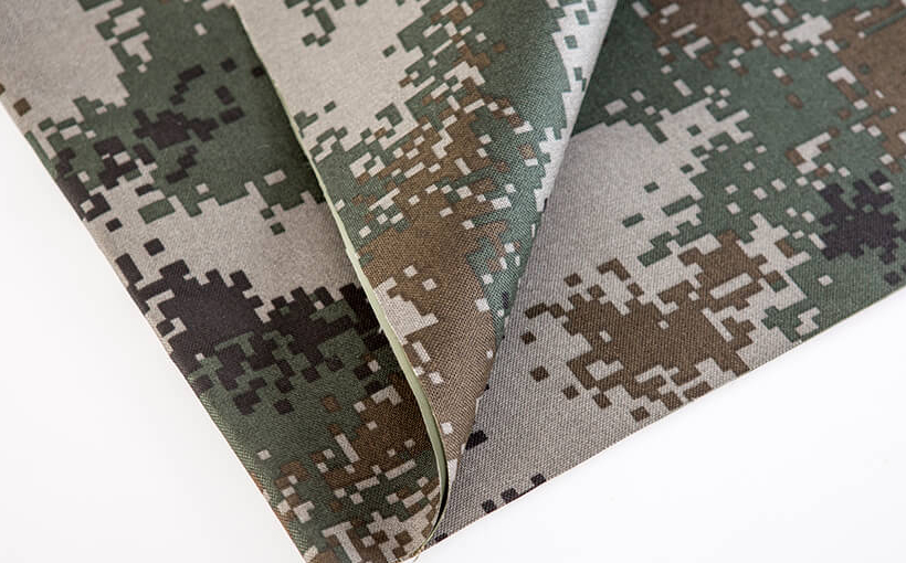 高强空变防红外丛林迷彩阻燃涂层牛津布